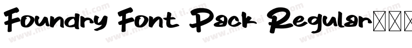 Foundry Font Pack Regular字体转换